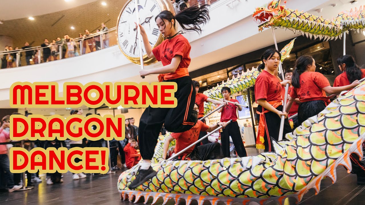 Fuzhou Dragon Dance @ Melbourne Central - CMS Dragon & Lion team #dragondance