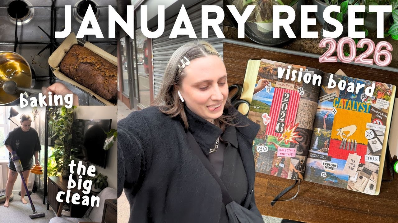 Новый год 2026: перезагрузка ✨ Цели, доска визуализации, выпечка и генеральная уборка