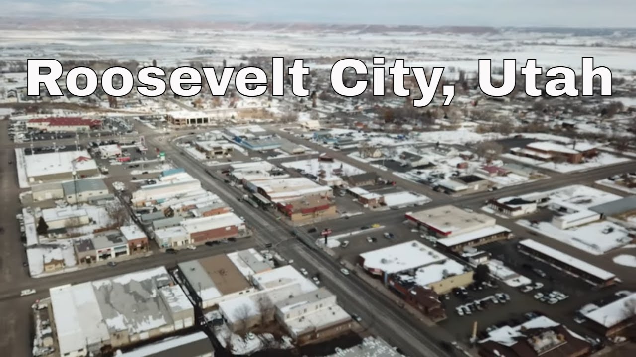 Drone Roosevelt City, Utah