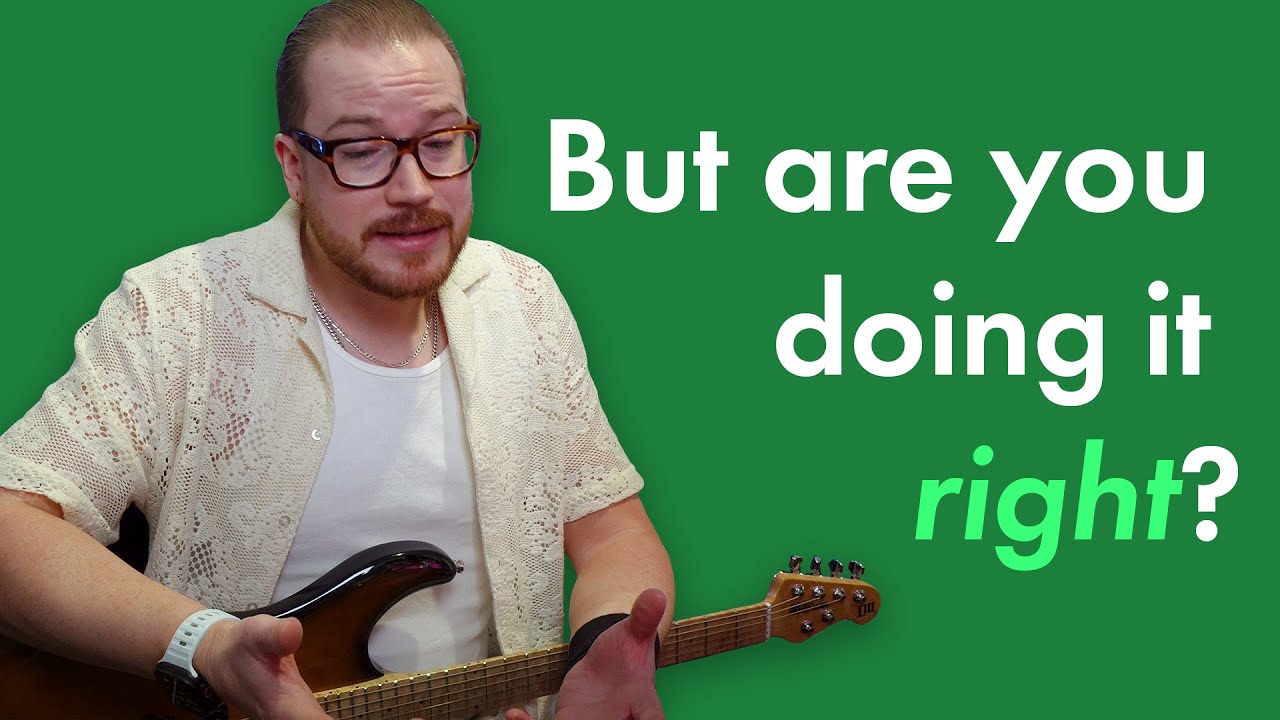 Improve your guitar technique by asking these TWO questions