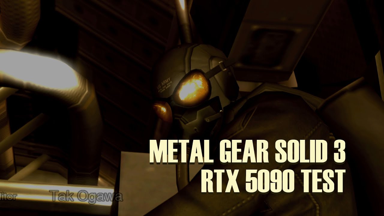Metal Gear Solid 3 in 4K 60fps on RTX 5090 - RPCS3 Emulation Test