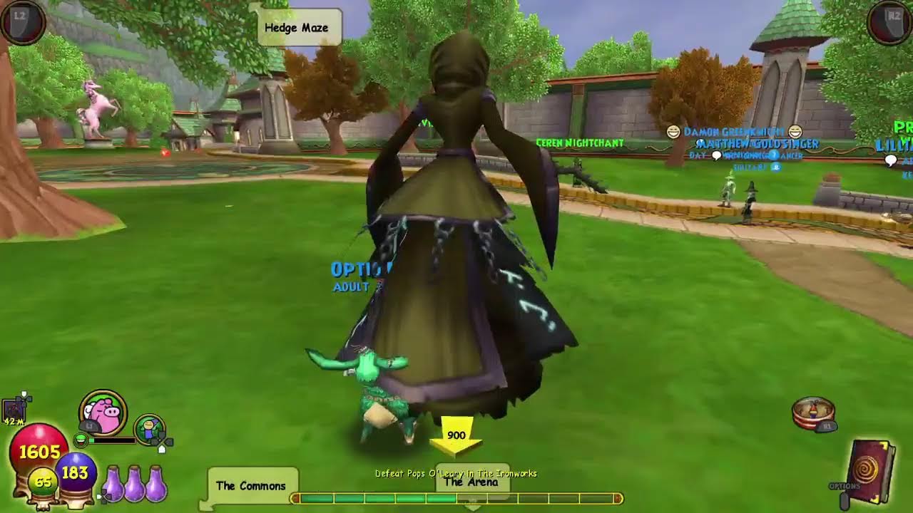 Wizard 101 episode 59 with friend new champion.