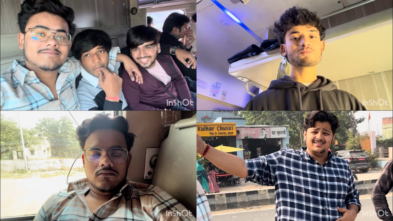 Harsh Ke bhai ki shaadi mei gaye hum Bihar || Train Ka Safar|| Pehli baar Itna lamba travel kiya
