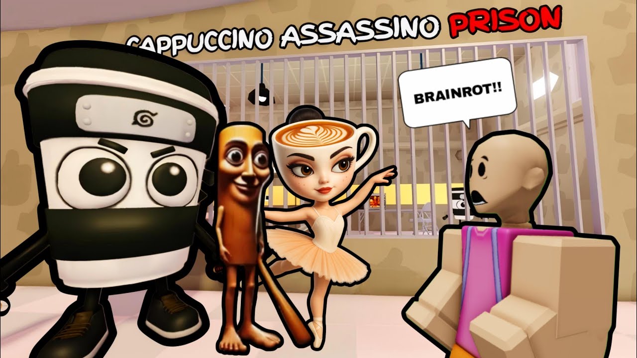 Brainrot SPEEDRUN! 😵‍💫 | Roblox Cappuccino Assassino Prison Run!