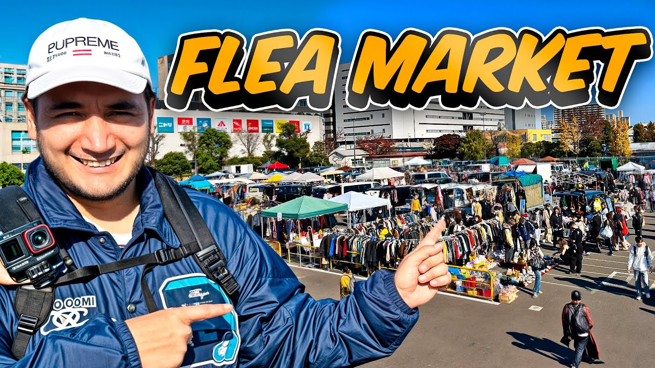 El MERCADO DE PULGAS más GRANDE de Tokio: figuras, videojuegos y tesoros por todos lados