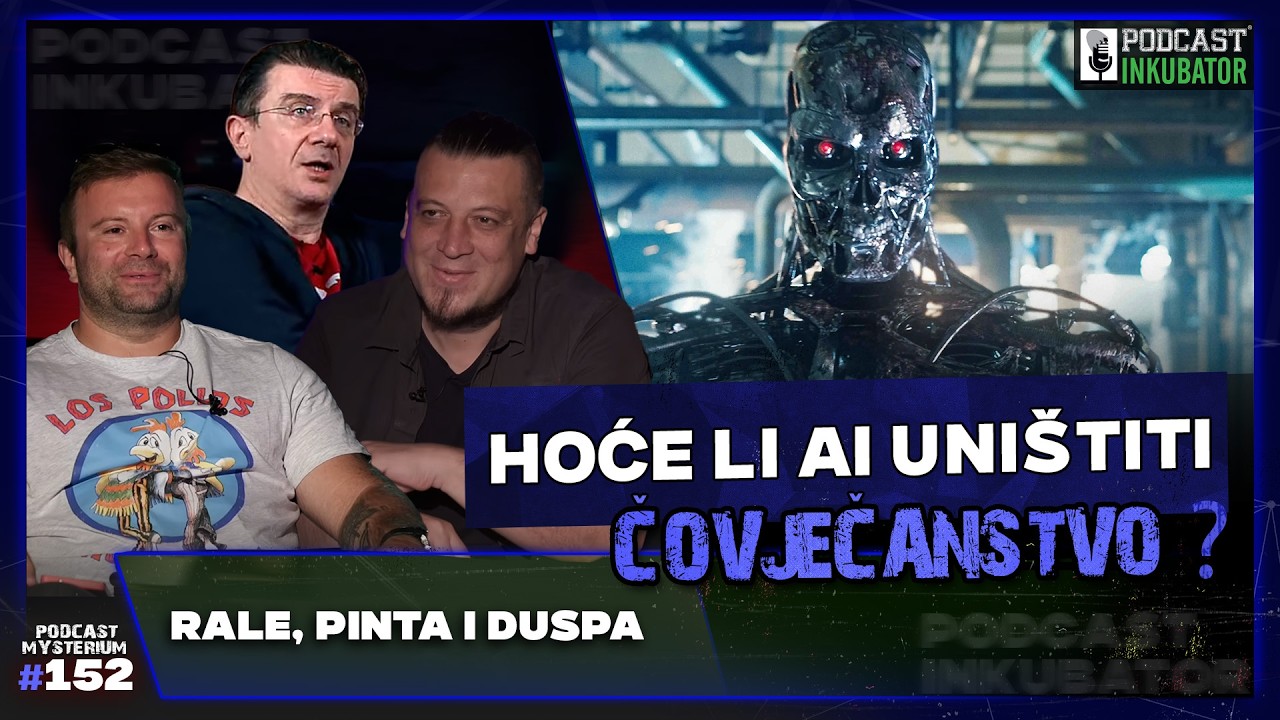 Podcast Mysterium #152 - Hoće li AI uništiti čovjčanstvo? || Elvis Duspara || LIVE Q&A