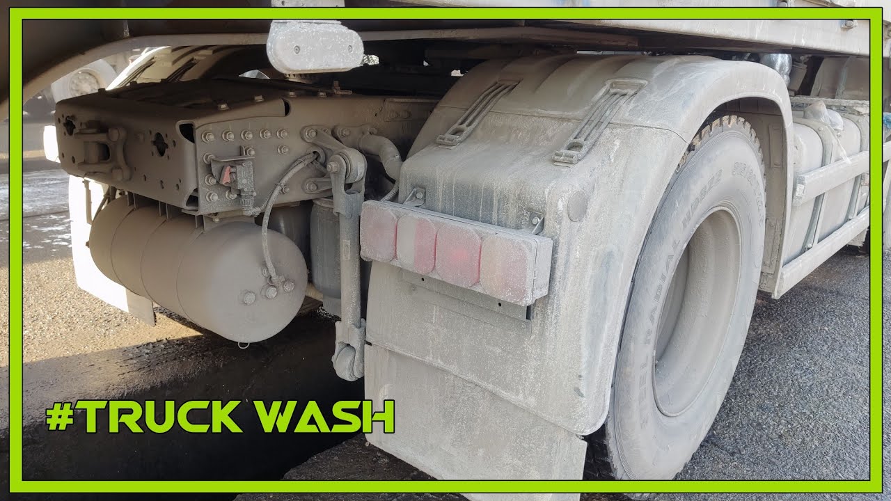 SALT is so harmful for your truck!! wash it after every trip! #truckwash #washtime