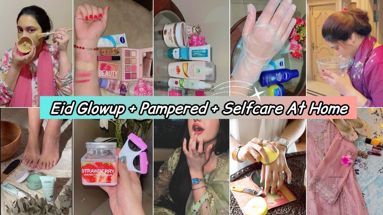 Pre- Eid Selfcare + Glowup + Grooming At Home 🌙✨💆‍♀️ Last Minute Eid Pampered Routine At Home🦋