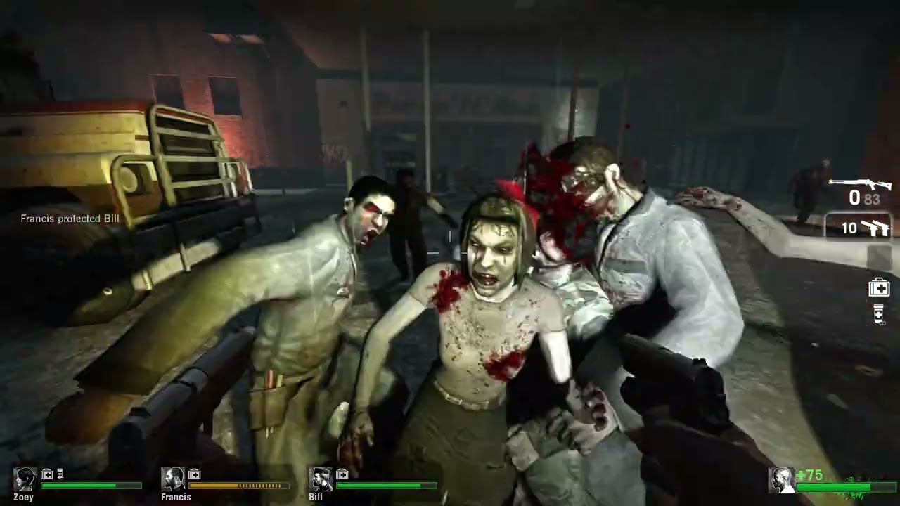 Left 4 Dead | Campaña: No Mercy | Capitulo 3: The Sewer, Louis