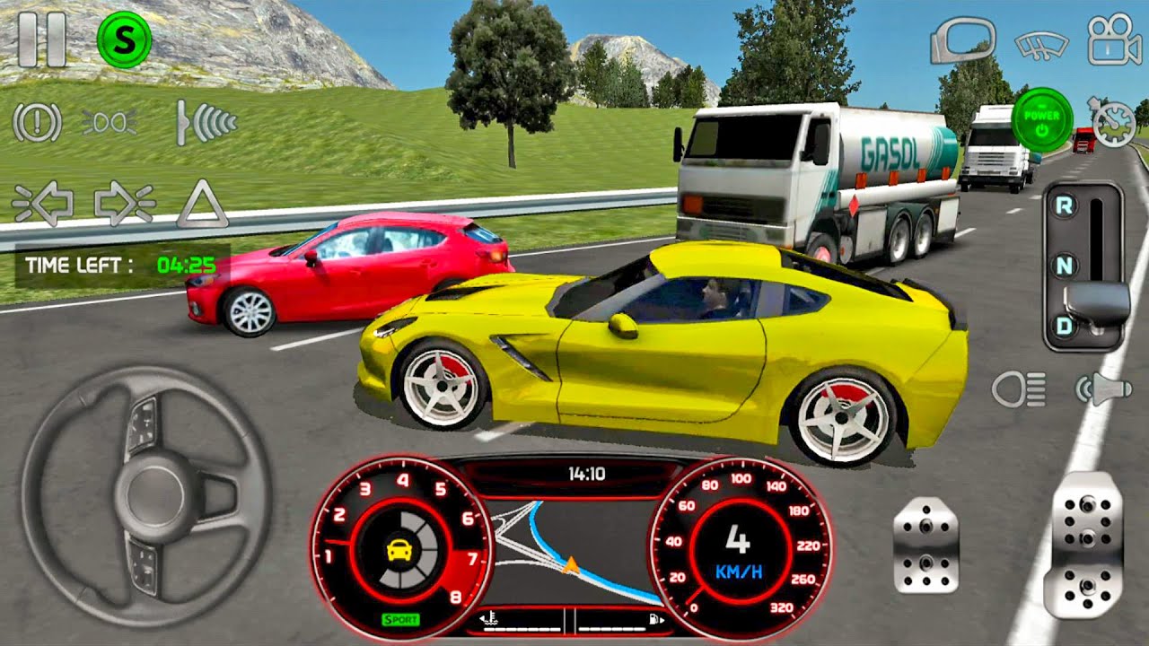 Real Driving Sim #23 Road To Barcelona! Car Games Android gameplay