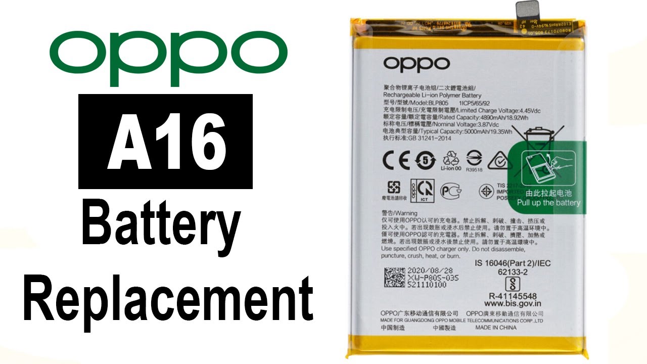 How to change Oppo mobile battery, Oppo A16 Battery Replacement  |FULL GUIDE #oppo #mobilefix #all