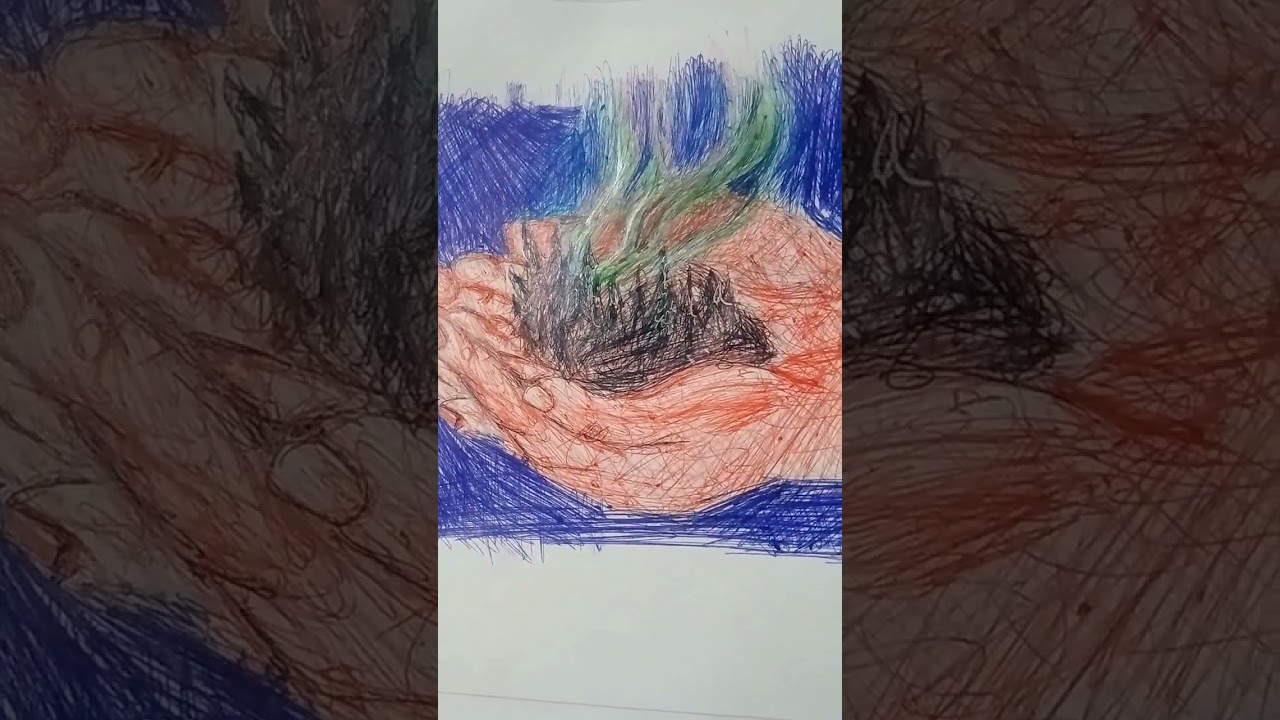 #ownidea #sketchoftheday #dibujodiario #learningdrawing #auroraboreal #inspiration #colorsketch