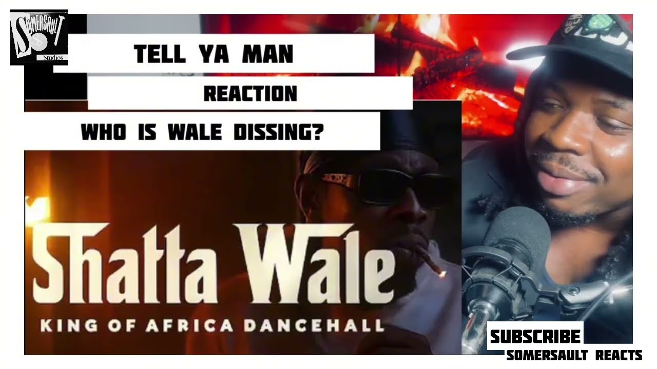 WHO IS HE TALKING TO?! 🧐 Shatta Wale - Tell Ya Man REACTION | #shattawale 