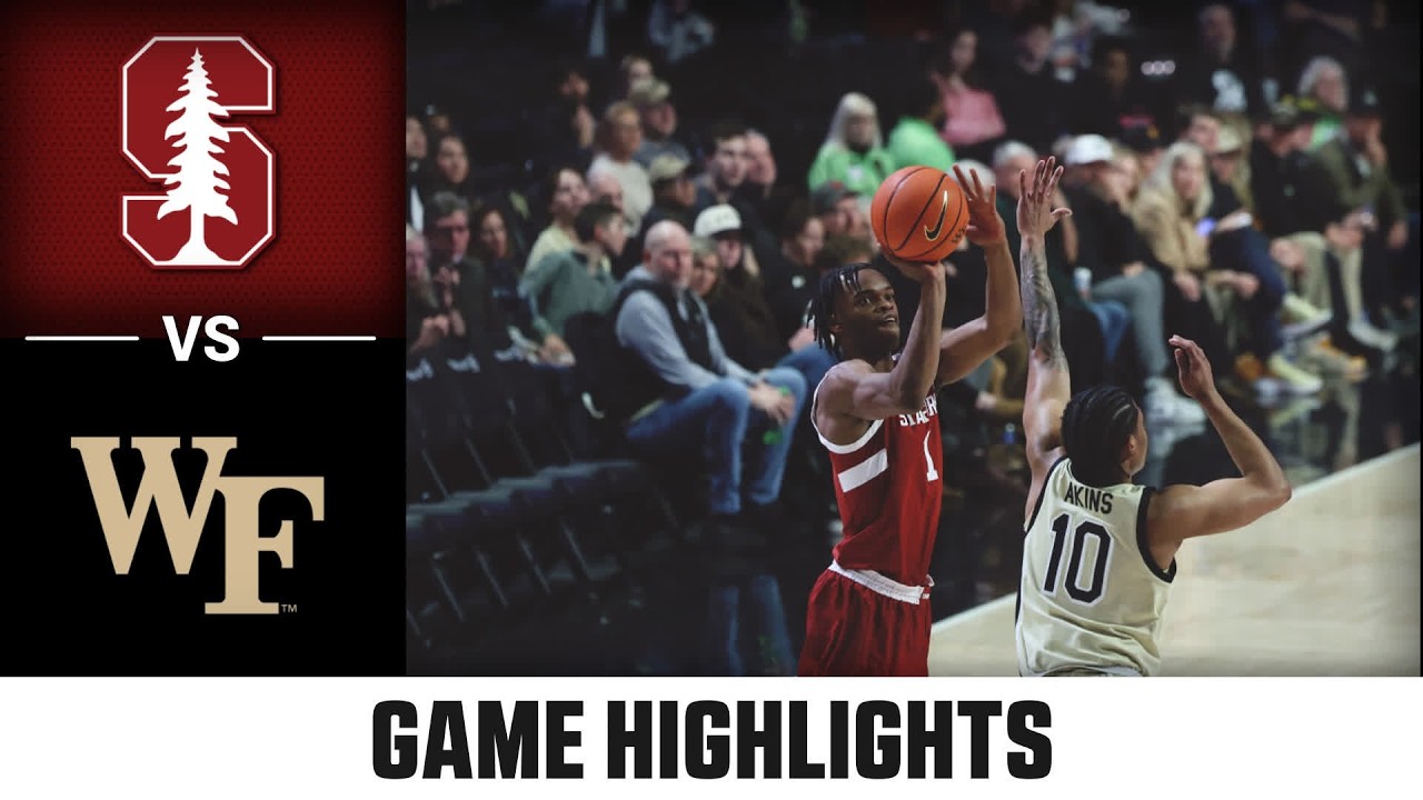 Stanford vs. Wake Forest Game Highlights | 2025-26 ACC Men's Basketball