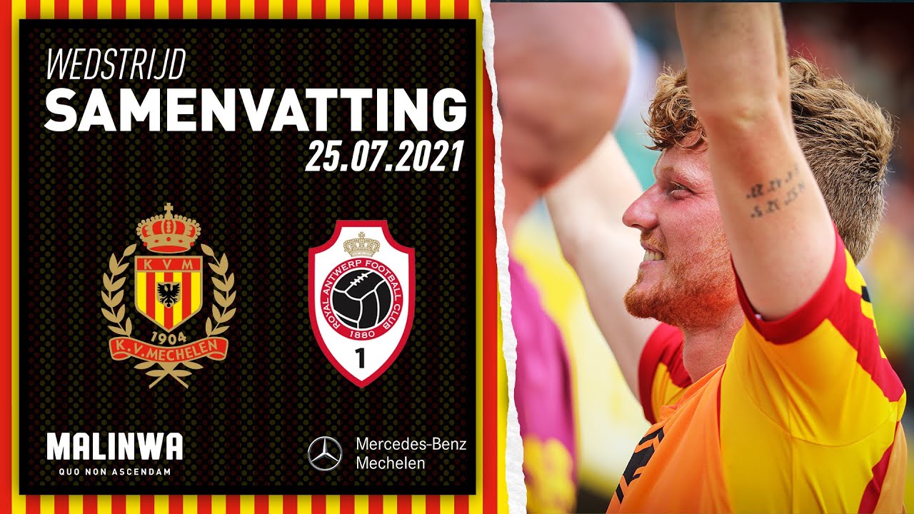 KV Mechelen - Antwerp: speeldag 1