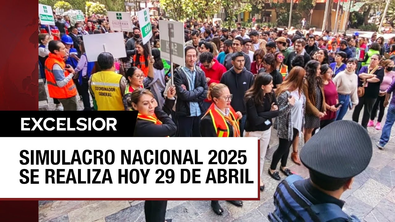 México se prepara para el primer Simulacro Nacional de sismo del 2025