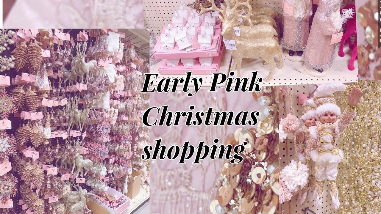 Early Pink Christmas Shopping+ Haul✨💕🎄