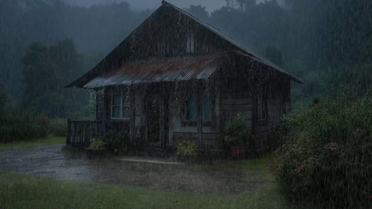 Esprit agité – Ambiance pluie nocturne – Lumière tamisée – Apaisement profond 💫🌧️