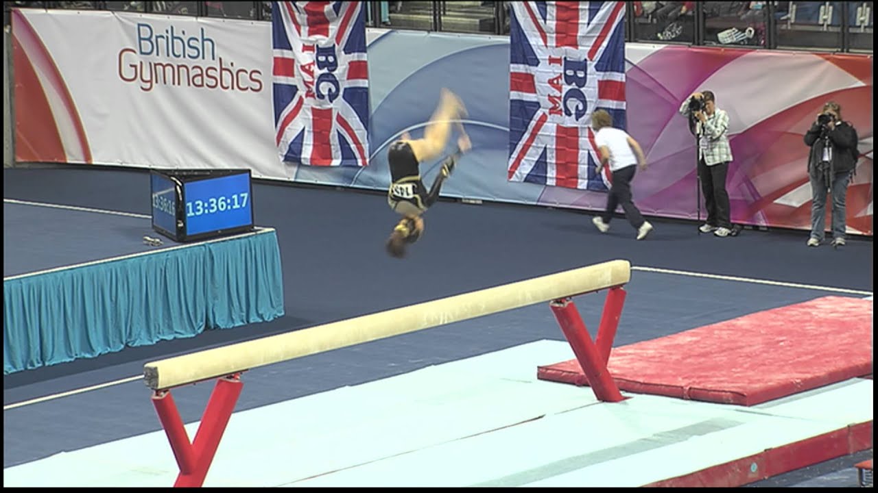 Angel Romaeo - Beam - British Championships 2012 - All Around Finals
