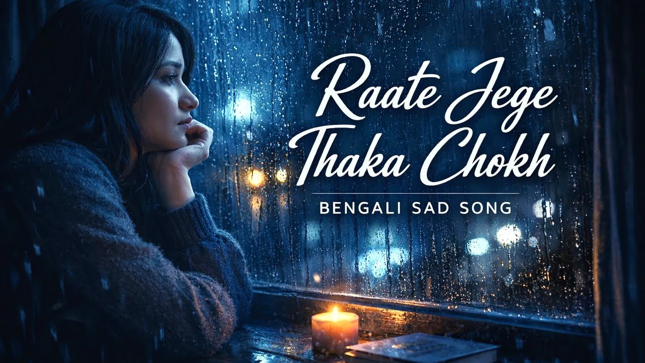 Rat Jege Thaka Chokh 💔 | Bangla Sad Song 2025 😭 | Heart Touching Duet Voice