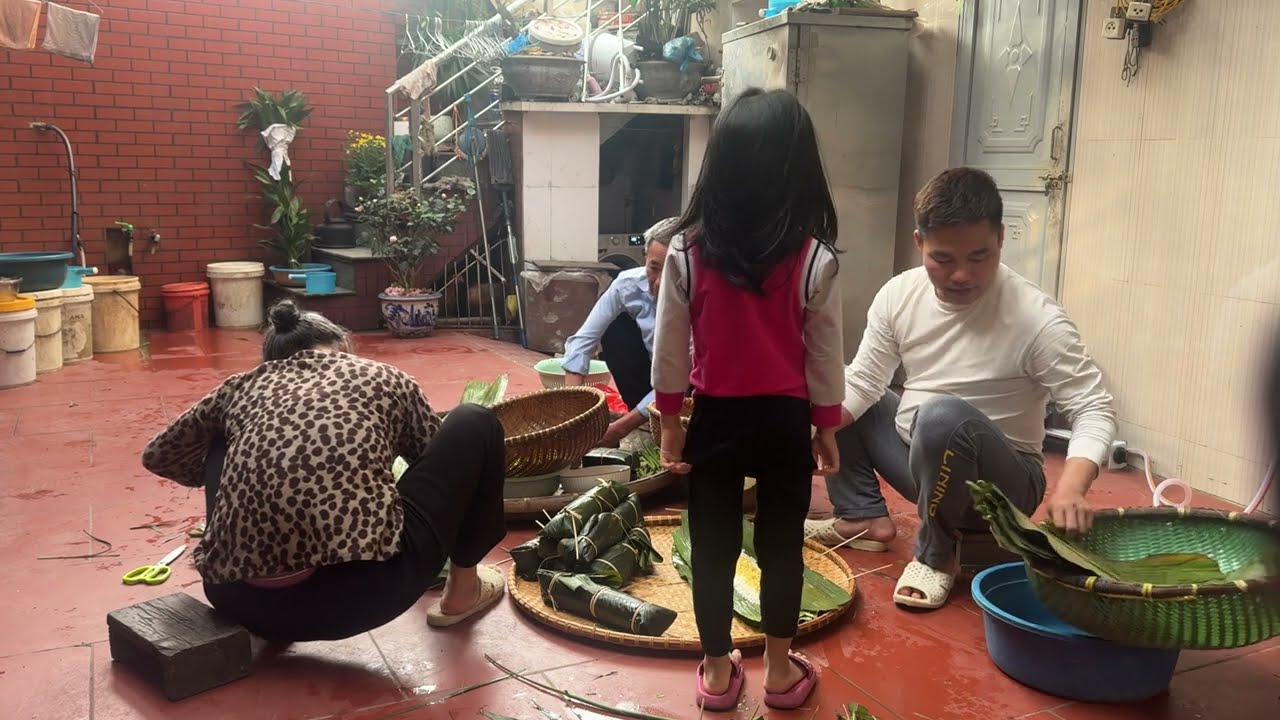 Gói bánh chưng 28 Tết Bính Ngọ 2026-Part 3
