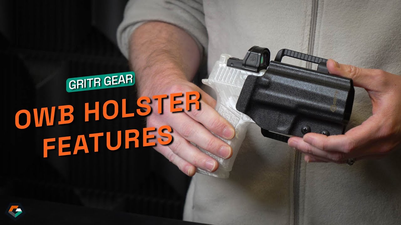 Gritr Gear OWB Holster Features | You Don't Quit, Neither Should Your Gear