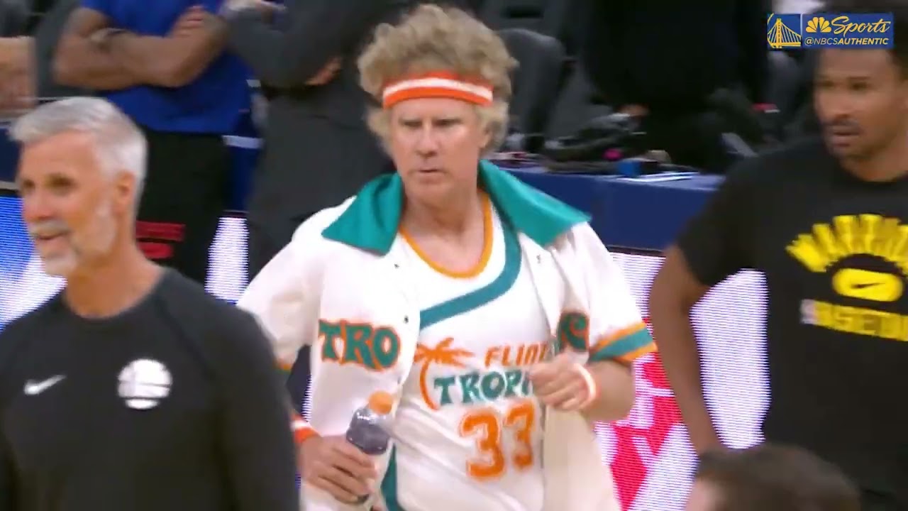 NBA legend Jackie Moon surprises the Golden State Warriors with an unexpected appearance
