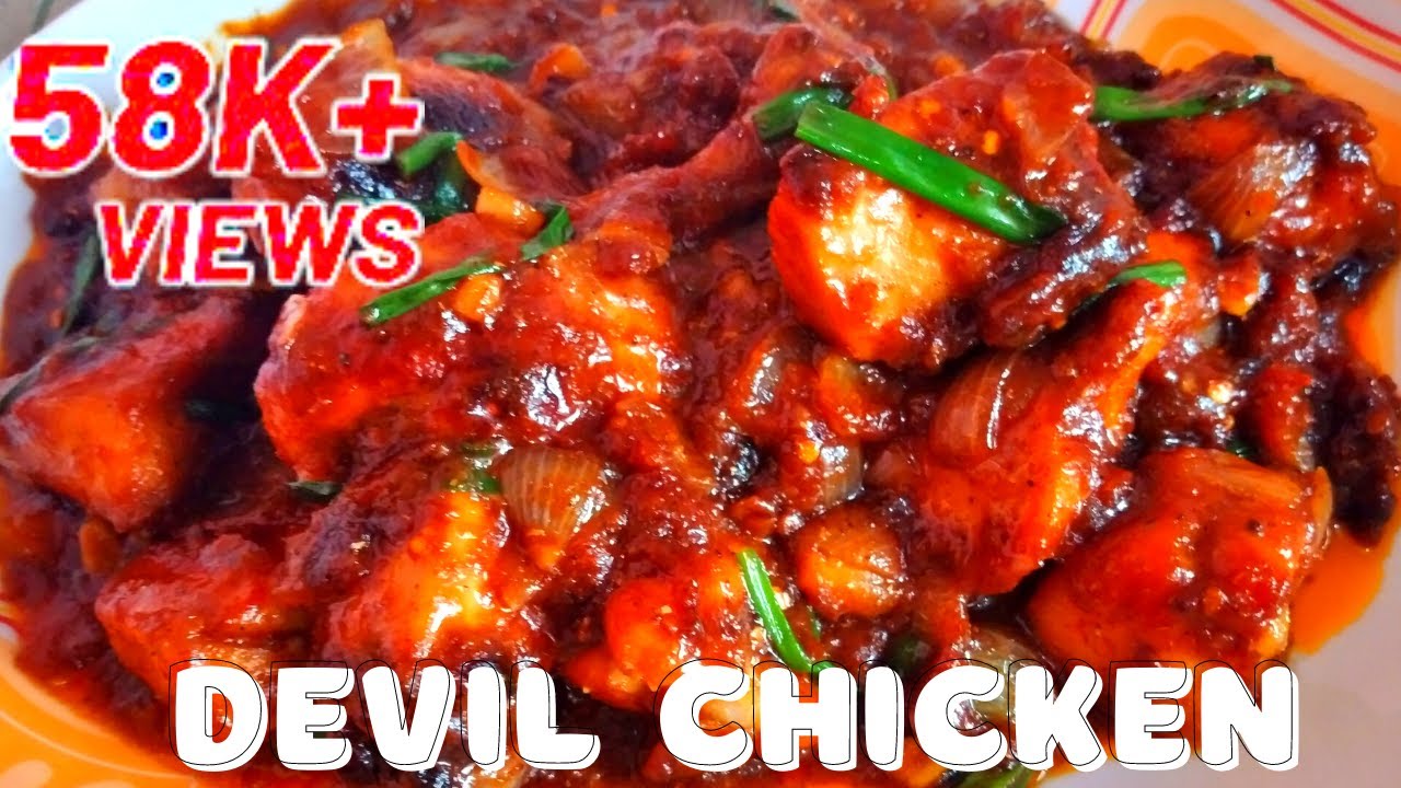 DEVILS CHICKEN / DEVILLED CHICKEN / DEVIL CHICKEN RECIPE / BY DULON'S KITCHEN /