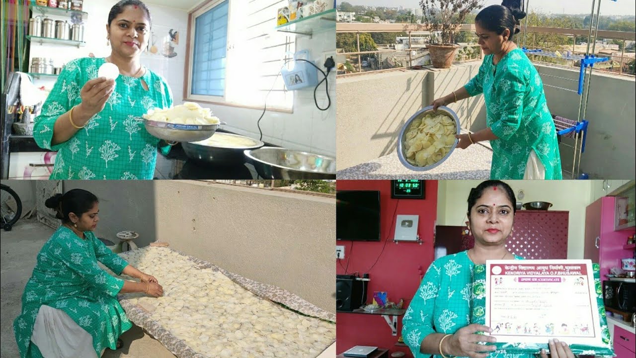 INDIAN MOM MORNING BREAKFAST ROUTINE, Aloo Chips, Homemade Potato Chips, Sweet Corn Chaat, VLOG2020