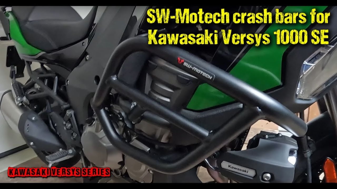 SW-Motech crash bars for 2022 Kawasaki Versys 1000 SE