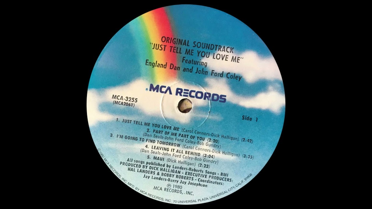 England Dan & John Ford Coley - Just Tell Me You Love Me (HQ Audio)