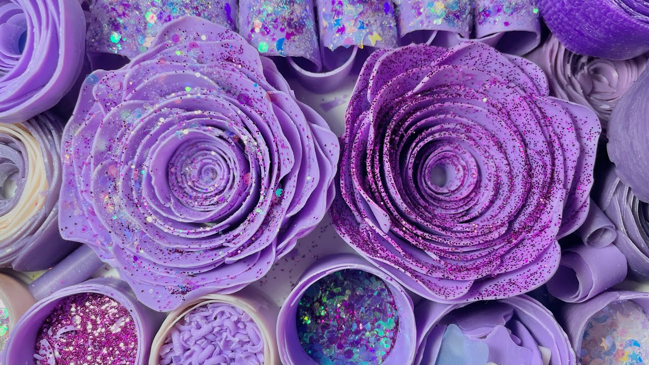 ASMR Soap crushing🦄 | oddly satisfying video | Soap roses plates boxes | relaxing and calming☺️ |