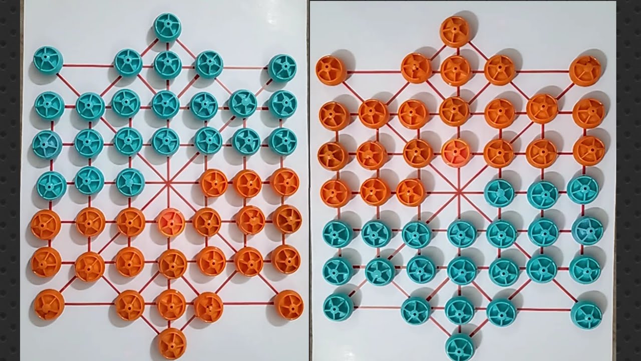 ✨Traditional village game | 🤯Mind✨ blowing strategy Battle game | 2 player bead 🧿game