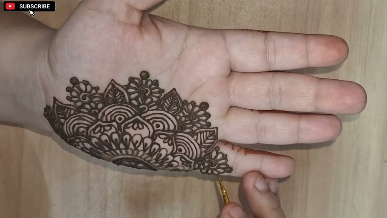Intricate mandala henna design #intricatehennadesign #mandaladesign #mandalahennadesign #latest #new