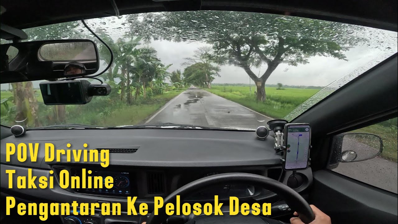 POV Driving Taxi Online Sigra Tipe D 1.0 | Pengantaran Penumpang Ke Pelosok Desa