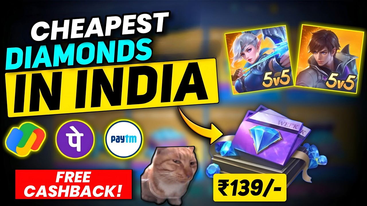 HOW TO TOP UP DIAMONDS IN INDIA! | BEST WEBSITE FOR DIAMOND RECHARGE IN INDIA - MLBB