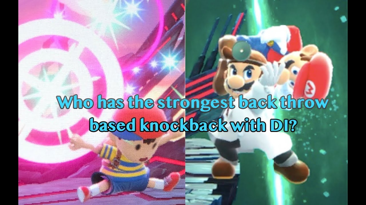 Who has the strongest back throw with DI? - Super Smash Bros. Ultimate