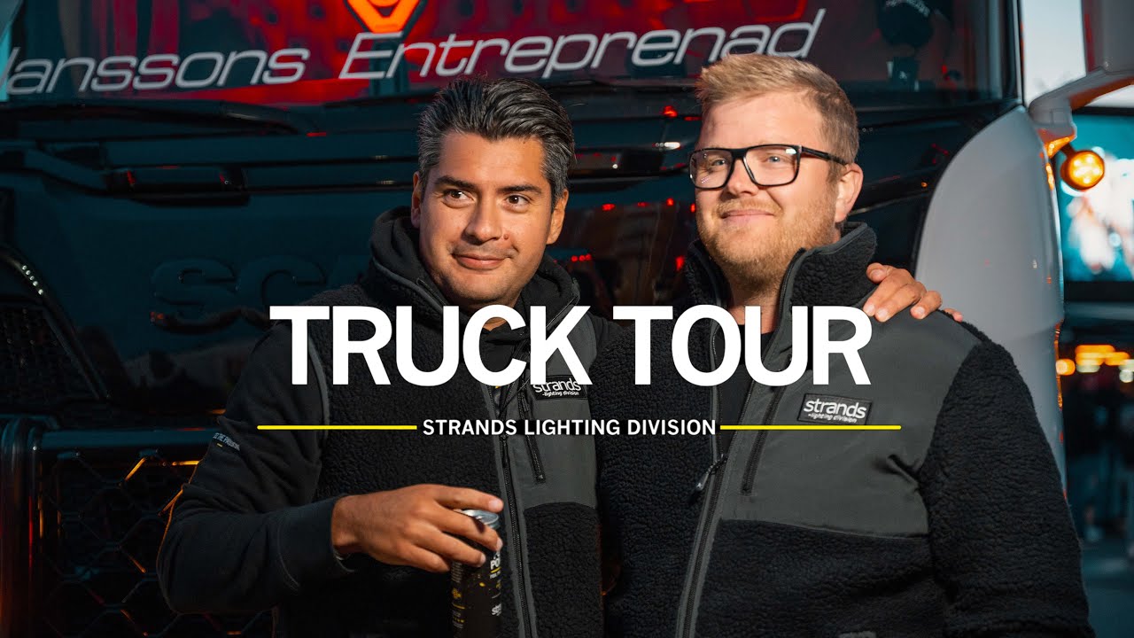 TRUCK TOUR &ndash; JANSSONS ENTREPRENAD &ndash; STRANDS LIGHTING DIVISION