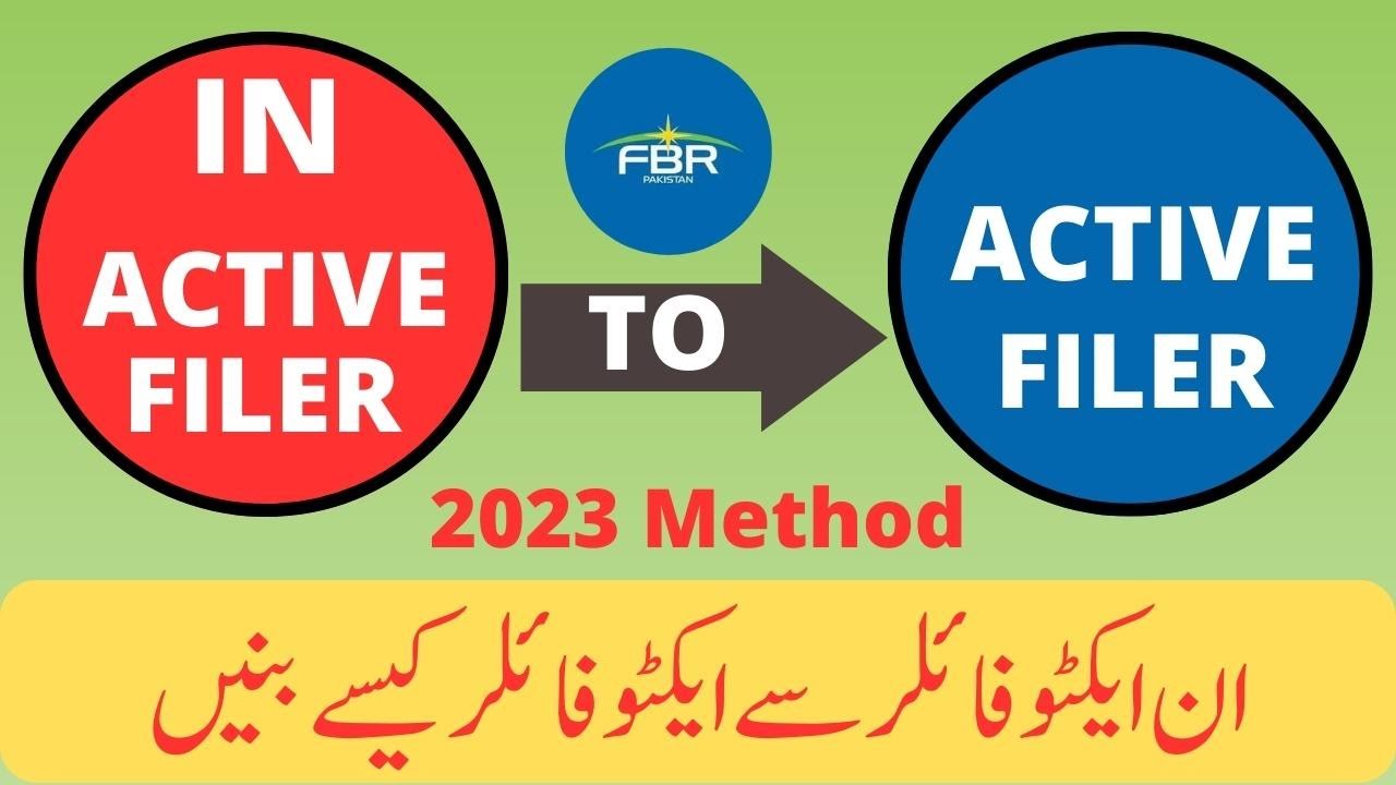 Important! How to Become Active FBR Filer in 24 Hrs in 2023 | FIler Return 22-23 |ATL Surcharge 2023