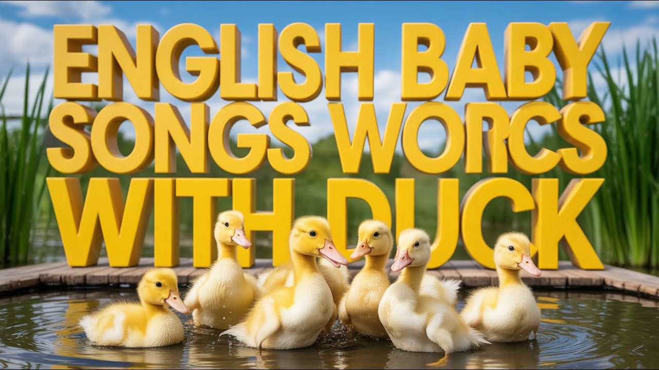Funny Duck Dance Song | English Kids Music with Quack Quack Sound for Toddlers and Preschool