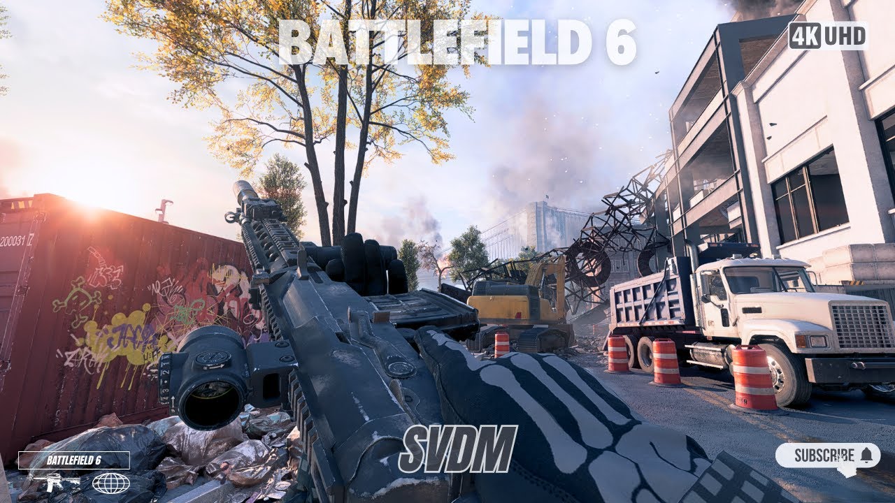 Battlefield 6: CQBing with the SVDM | DMR's ELIMs hit different | BF6 | No Commentary | 4K
