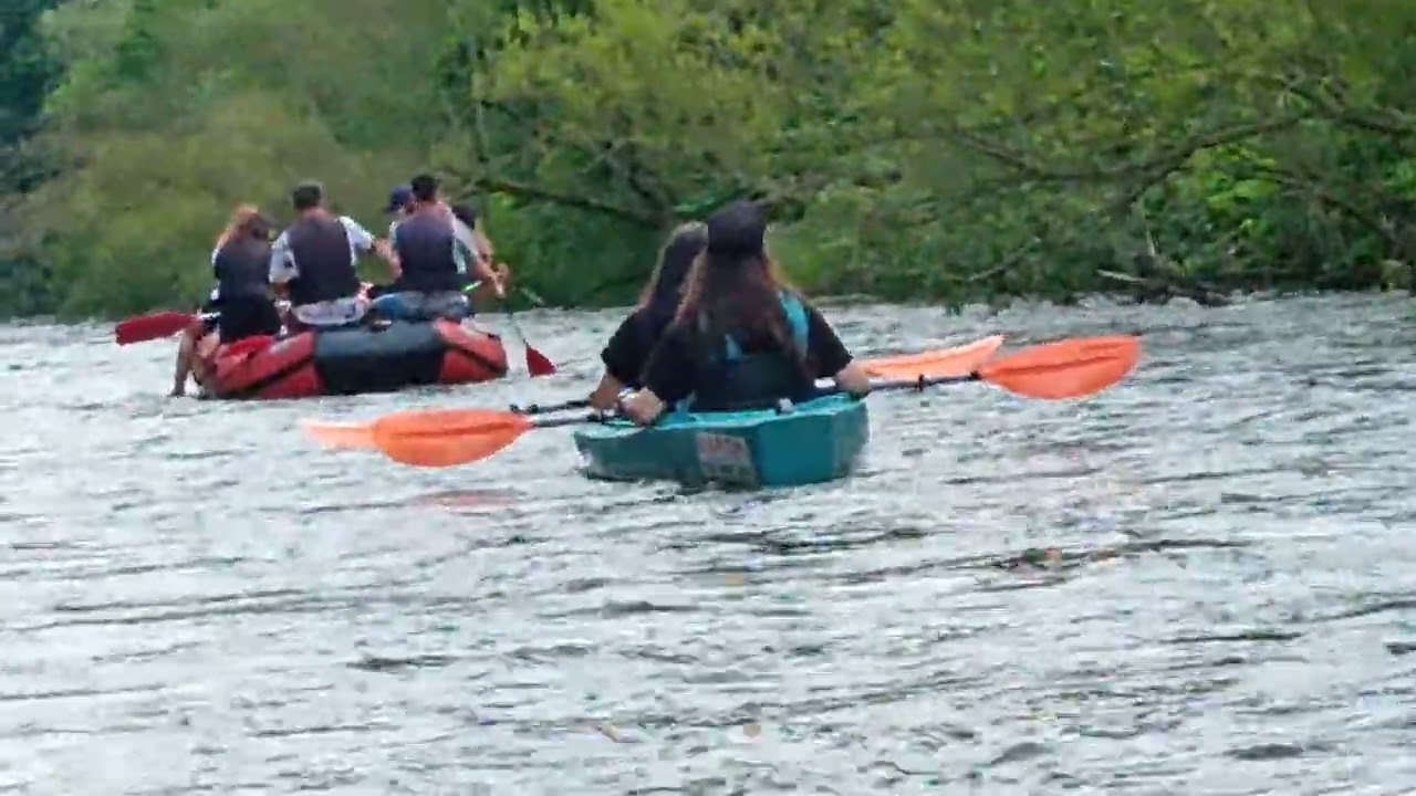 Spływ pontonowo-kajakowy rzeką B&oacute;br z Nielestna do Marczowa 🤪🚣