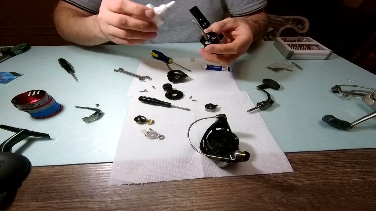 Смазка катушки Daiwa  Ninja LT3000-CXH.