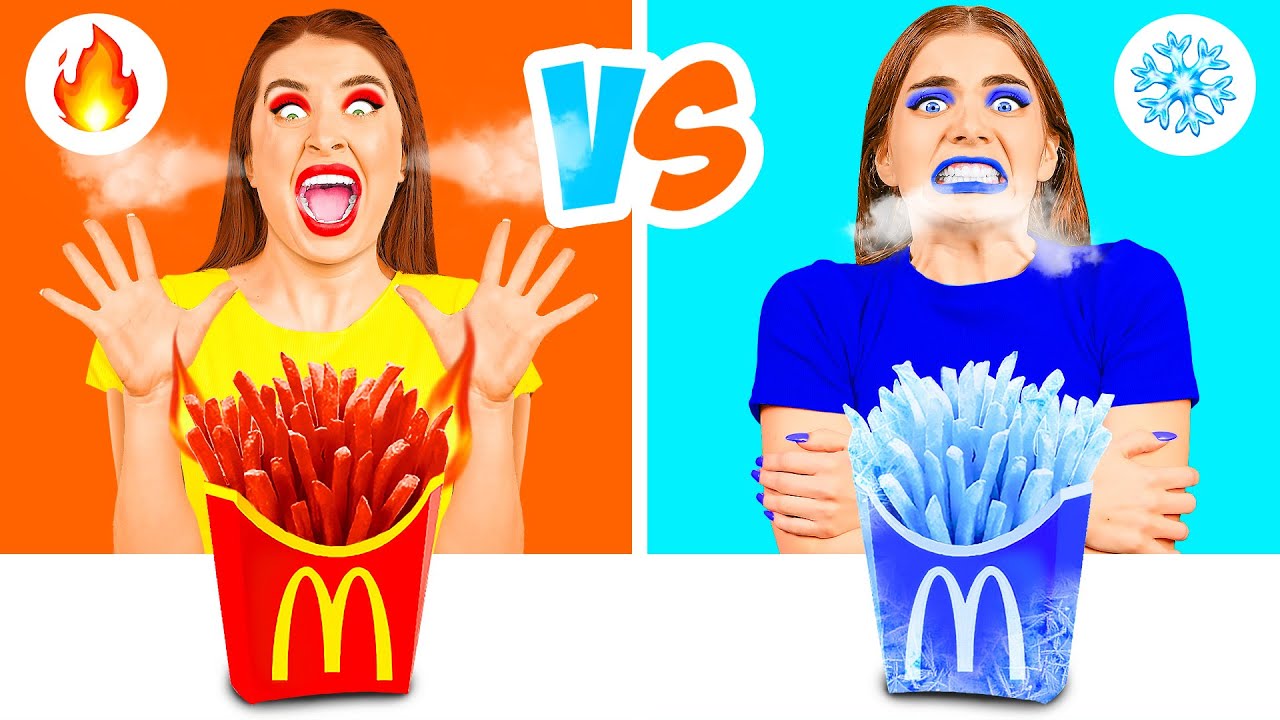Sfida Del Cibo Caldo vs Quello Freddo da BaRaDa Challenge