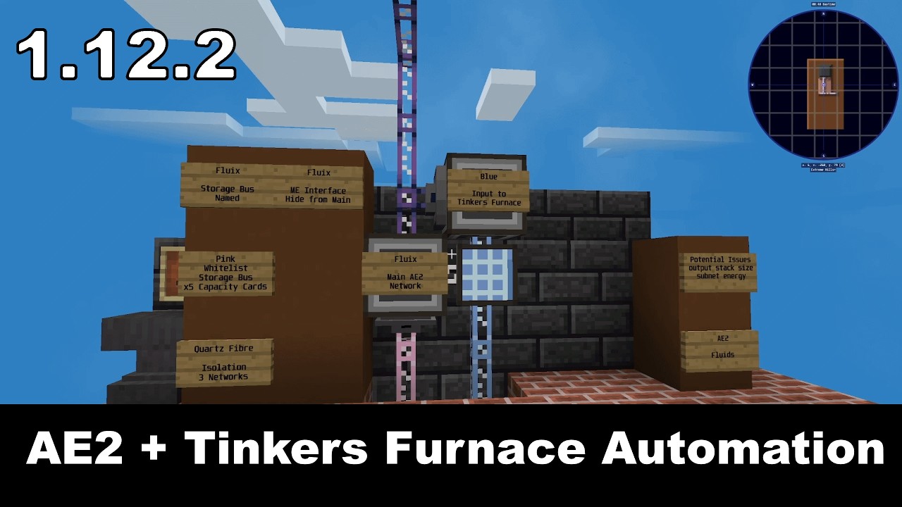 Как автоматизировать Tinker Furnace с помощью Applied Energistics 2 | Гайд | 1.12.2