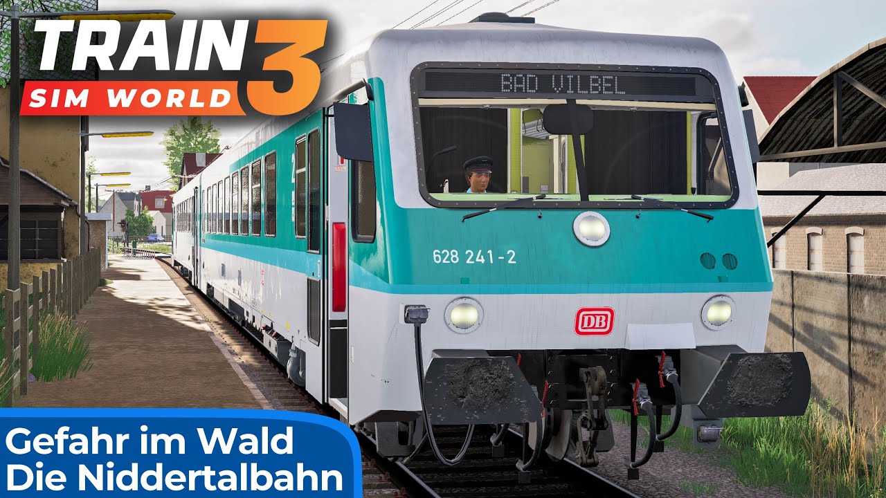 NOTBREMSE! | TSW3 - Niddertalbahn: Glauburg-Stockheim - Bad Vilbel | TRAIN SIM WORLD 3 | BR 628