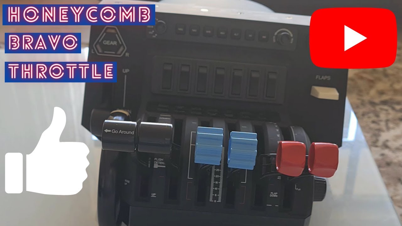 Honeycomb Bravo throttle showcase.