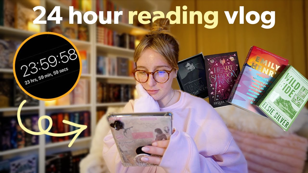 How much can I read in 24 hours? 📖🎧 24 hour reading challenge