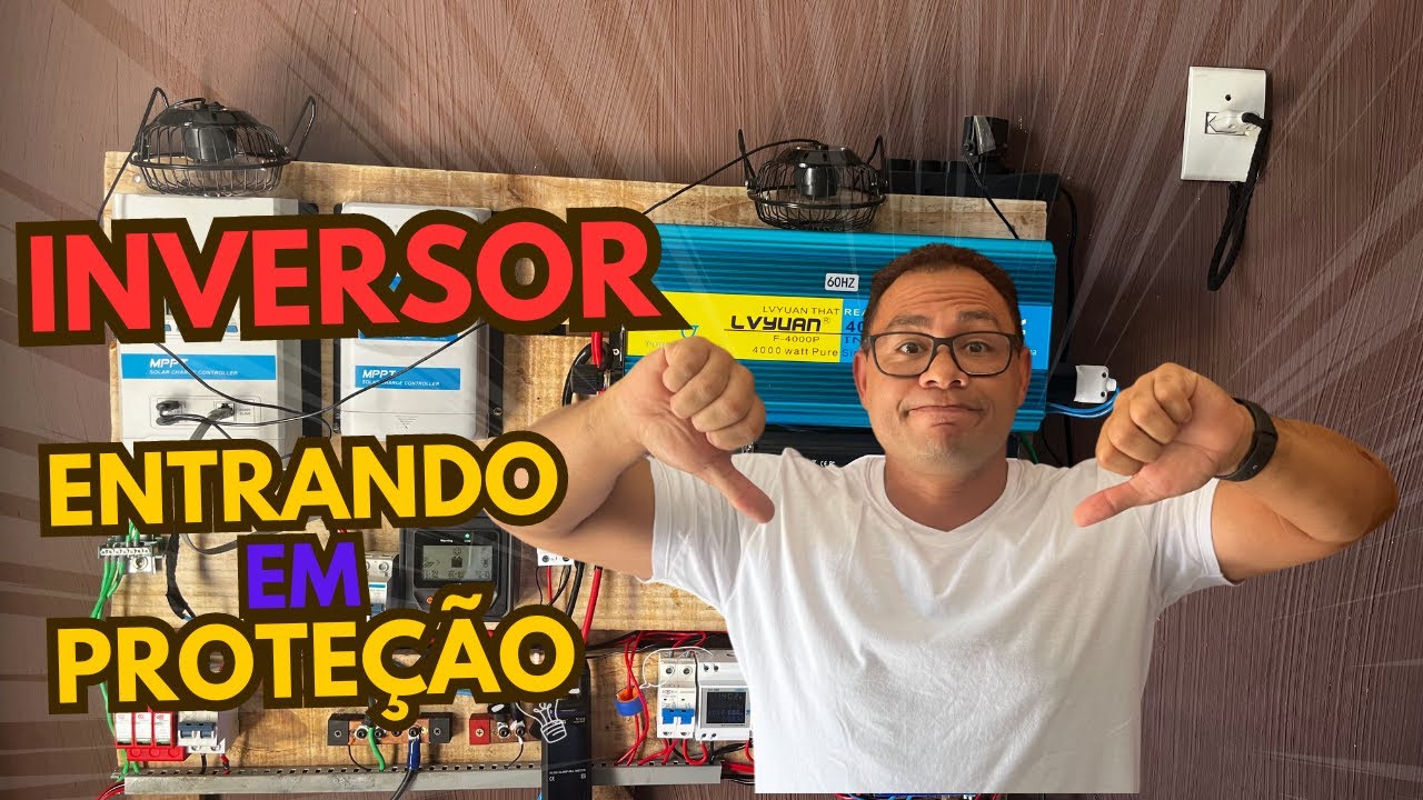 Inversor off grid DESLIGANDO com Bateria LifeP04