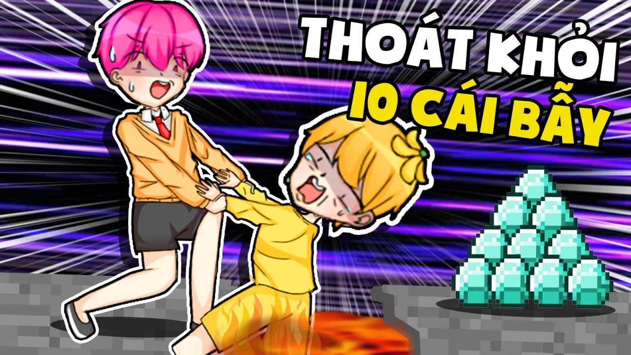 HIHA C&Ugrave;NG GI&Aacute;O SƯ CHUỐI THO&Aacute;T KHỎI 10 C&Aacute;CH TROLL CỦA TH&Aacute;NH TROLL*10 C&Aacute;CH TROLL TRONG MCPE😇😆